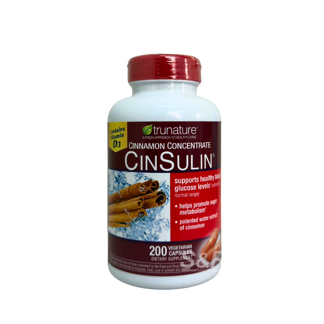 Trunature Cinsulin 200 Capsules Trunature Cinsulin 200 Capsules